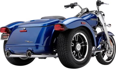 15-23 Harley Davidson FLRT Freewheeler Cobra RPT Slip-On Mufflers - Image 1 of 4