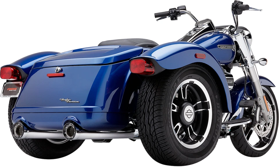 Silenciadores antideslizantes 15-23 Harley Davidson FLRT Freewheeler Cobra RPT Foto 1 de 4