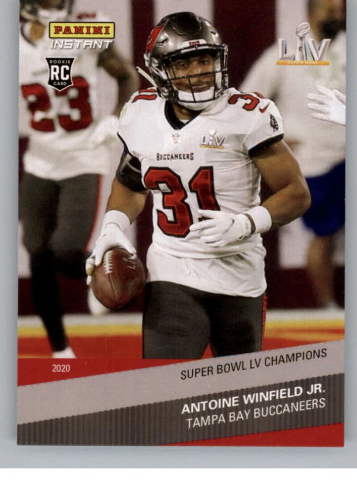 2021 Panini Super Bowl LV Champions #27 Antoine Winfield Jr. Buccaneers Rookie - Image 1 of 2