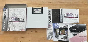 Final Fantasy V 5 Advance (Nintendo GameBoy Advance) Complete in Box W/ Inserts - Picture 1 of 9