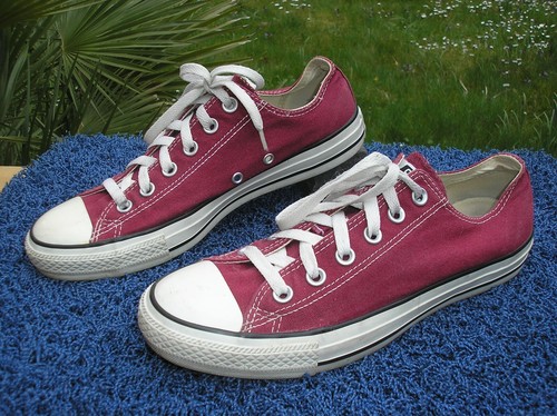 Sneakers originali Converse Chucks Taylor LO numero 40 rosso vino!