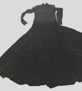 Abito midi nero manica lunga di Ted Baker London donna taglia 0 nuovo con etichetta - Foto 1 di 7