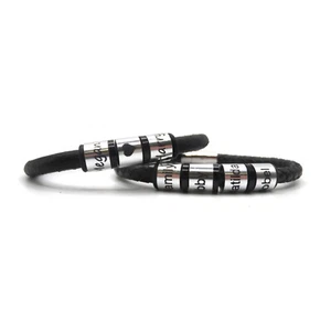 Bracciale In Pelle Personalizzato Da Uomo Papà Marito Fidanzato Partner - Foto 1 di 10
