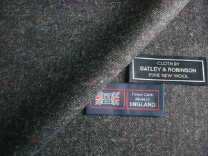 100% PURE NEW WOOL DONEGAL TWEED FABRIC – MADE IN HUDDERSFIELD ENGLAND = 2.0 m. - Picture 1 of 12