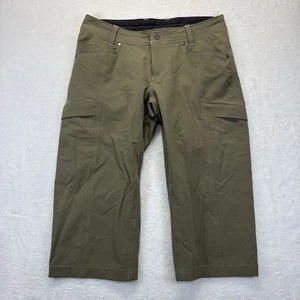 Kuhl Pants Women's 6 Sage Nylon/Spandex Ankia Kapri Outdoors Hiking Travel - Picture 1 of 12