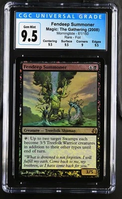 FENDEEP SUMMONER Morningtide Foil Rare CGC 10 Gem Mint MTG [Nostalgium] - Image 1 of 2