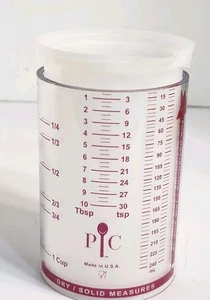 PAMPERED CHEF Measure All Measuring Cup For Wet Dry Liquid Solid Mini 1 Cup Size - Picture 1 of 8
