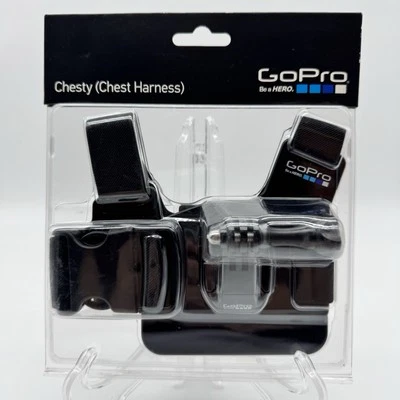 GOPRO Chesty Chest Mount Body Harness Black YouTube Angle Mount GCHM30-001 NEW - Image 1 of 4