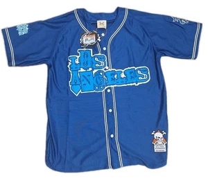 Brand X Nipsey Hustle Herren 2X Baseball Knopf Stil Trikot Marathon Neu mit Etikett - Bild 1 von 13