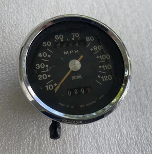 Smiths Speedometer 0-125 Original Ssm 5007 02 1600 6769 Miles, - Picture 1 of 5