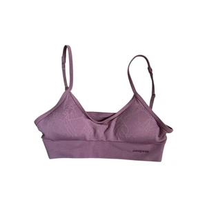 Patagonia Damen Barely Everyday BH Floral Sport BH Mauve Pink XS NEU - Bild 1 von 4