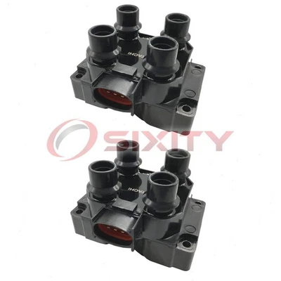 2 bobinas de encendido Hitachi para Ford E-150 Econoline Club Wagon 1997-1999 jk Foto 1 de 4