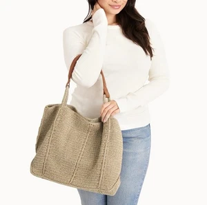 The Sak Los Feliz Large Tote Bag - NEW - Bamboo Static - Picture 1 of 6
