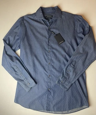 Bugatchi Men's Medium Long Sleeve Button Up, Slim Fit 100% Cotton - Image 1 of 4