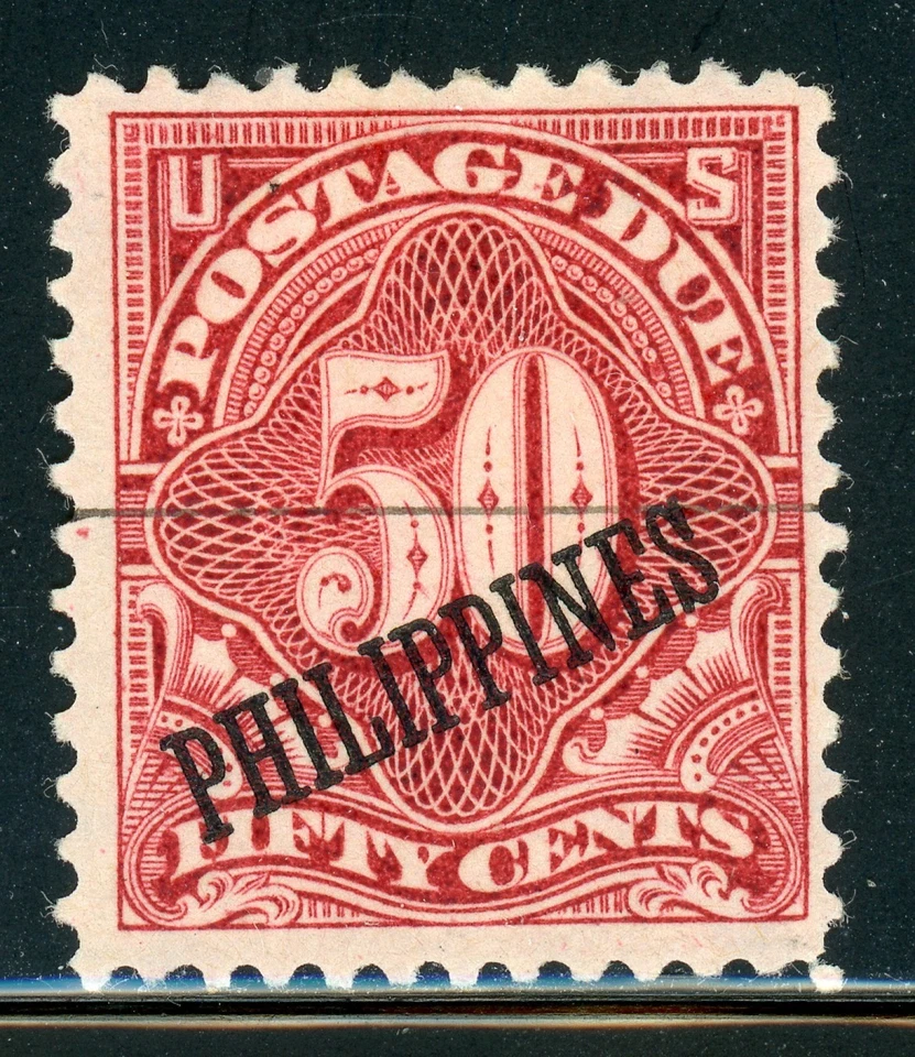 PHILIPPINES Used Selections: Scott #J5 50c Deep Claret POSTAGE DUE CV$100+ - Image 1 of 1