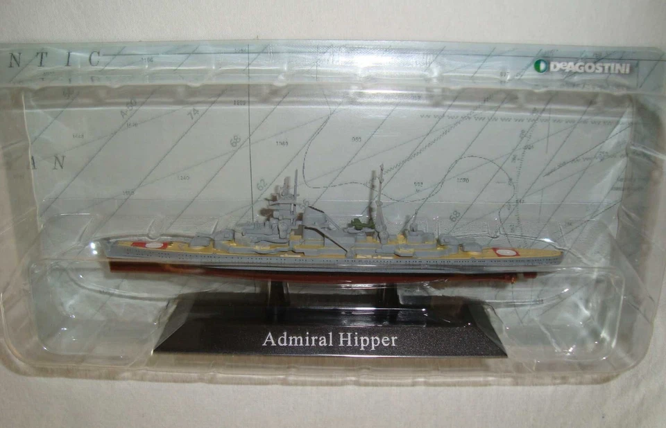 Deutsche Kriegsschiffe - Schlachtschiff Admiral Hipper,  Maßstab  1 : 1250, OVP - Bild 1 von 1