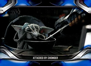 2021 Topps Star Wars The Mandalorian: Stagione 2 Blu Parallelo #27 - Foto 1 di 2
