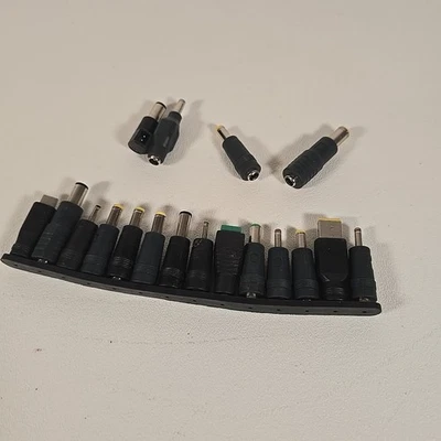 Adaptadores de alimentación universales para computadora portátil 18 piezas DC 18V-20V 90 vatios se adapta a muchas marcas Foto 1 de 4