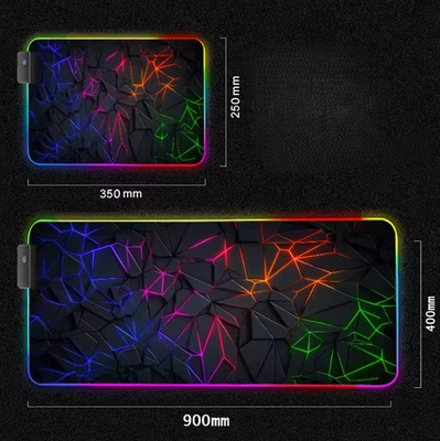 XL RGB Gaming Mauspad Beleuchtet Gummiert LED Mauspad Computer PC Mousepad Gamer - Bild 1 von 4