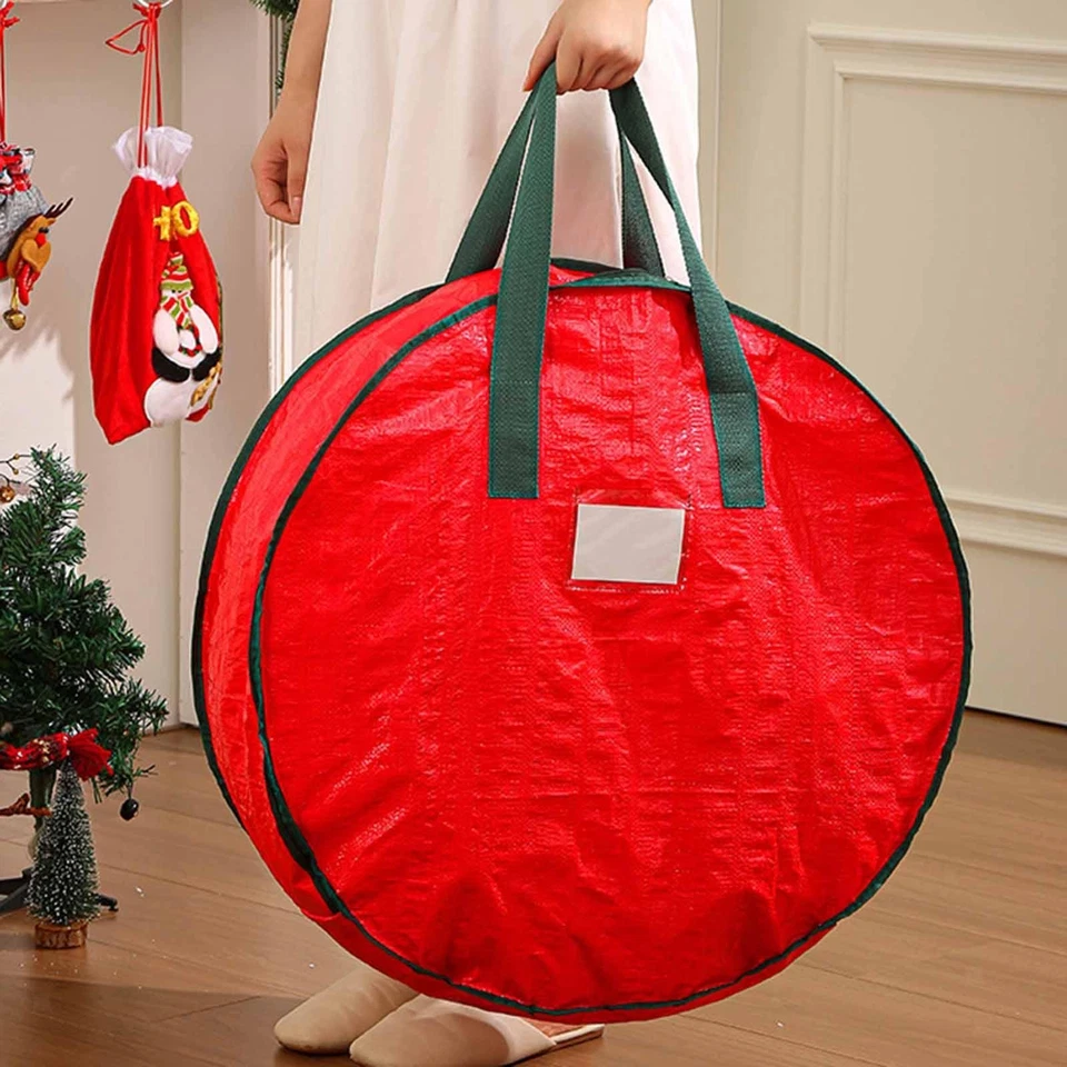 Christmas Wreath Storage Container Wreaths Holder Tear Resistant Multipurpose - Image 1 of 1