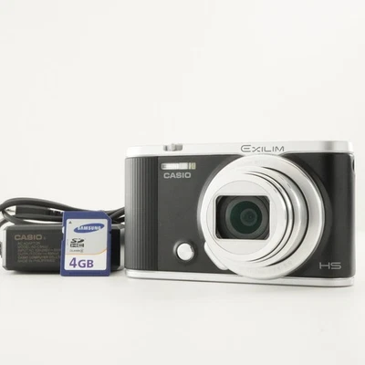 CASIO EXILIM EX-ZR1800 Black With 4GB SDHC Card Digital Camera from Japan #8188 - Image 1 of 4