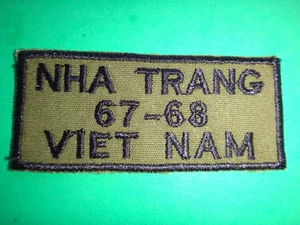 NHA TRANG 67-68 VIETNAM Subdued Patch From Vietnam War Era - Picture 1 of 3