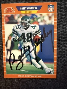 1989 Pro Set Football #299 Bobby Humphrey Signed Autograph (no COA) - Picture 1 of 1