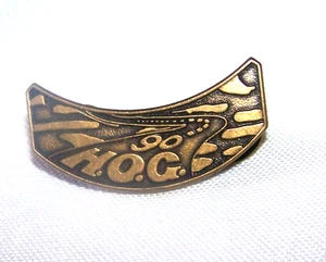 Prendedor chaleco basculante Harley Davidson vintage 1990 HOG Harley Owners Group membresía - Imagen 1 de 2