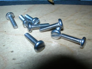 Packungen M3 PANNENSCHLITZKOPFSCHRAUBEN A2 S/STL + A2 MUTTER & VERSCHIEDENE MATERIALUNTERLEGSCHEIBEN - Bild 1 von 5