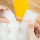 50Pcs Disposable Ice Cube Bags Clear Fridge Freezer Self-Sealing Plastic Ba ZK