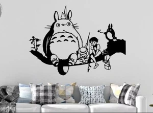 18” Totoro And Friends Anime Inspired Design Wall Art Decal Vinyl Sticker - Picture 1 of 1