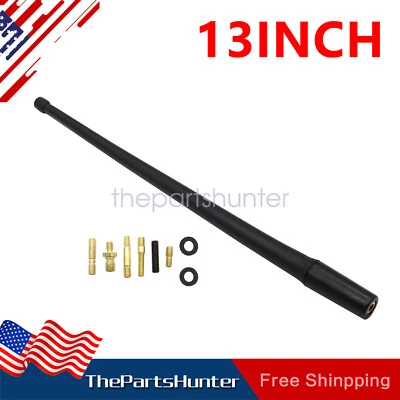 Mástil de antena de goma flexible personalizado corto de 13" para Ford F-150 F150 2009-2020 Foto 1 de 4