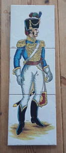 Tres azulejos de pared españoles de soldado años 80 - Juego 2 - Imagen 1 de 2