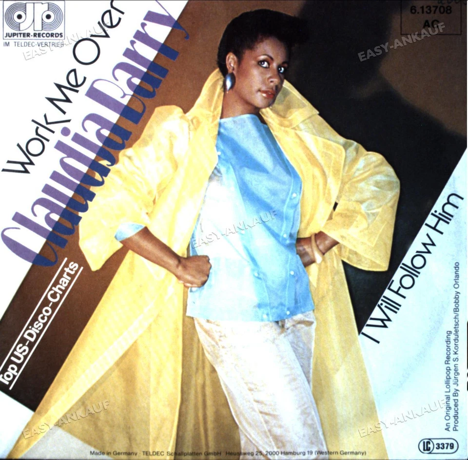 Claudja Barry - I Will Follow Him / Work Me Over 7in (VG/VG) . - Image 1 of 1
