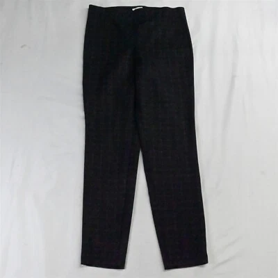 Max Studio Mediano Negro Cuadros Ponte Pull On Ajustado Mujer Leggings Vestido Pantalones Foto 1 de 4