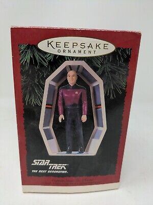 Hallmark Keepsake 1995 Star Trek Captain Jean-Luc Picard Next Gen TNG Ornament • 9.95€