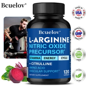 Nitric Oxide Precursor 1200mg Pré-Entraînement avec L-Arginine L-Citrulline - Imagen 1 de 12