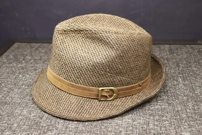 Sombrero de tweed marrón Stetson Fedora vintage talla pequeña 6 7/8 HECHO EN UNIÓN EE. UU. Foto 1 de 4
