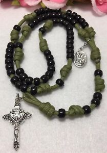 St. Michael Paracord Rosary - Durable Catholic Rosary Handmade In USA