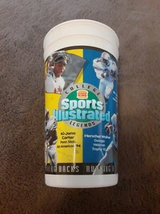 Plastic Cup Burger King Sports Illustrated Running Backs Dorsett Jackson Allen - Picture 1 of 2
