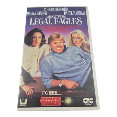 Legal Eagles (VHS) 1986 Robert Redford, Debra Winger, Daryl Hannah - Image 1 of 4