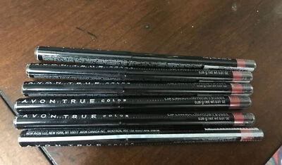 Lot of 6 Avon Glimmersticks Lip Liner True Red Makeup Cosmetic Pencil - Image 1 of 4