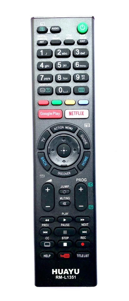 NEW Replacement Remote Control for Sony RMF-TX300E RMFTX300E Netflix Google Play - Image 1 of 1