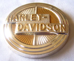 Harley Davidson Franklin Mint 1957 Sportster Fuel Tank Emblem .925 Sterling - Picture 1 of 4