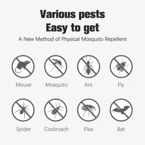 Electronic Ultrasonic Pest Reject Bug Mosquito Cockroach Mouse Killer Repeller - Imagen 1 de 15