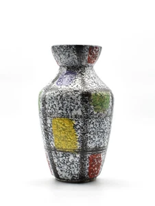 Bay keramik Bodo Mans vase céramique multicolore vintage 1950 Germany vase - Foto 1 di 9