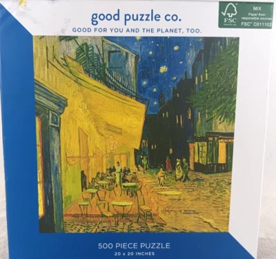 Cafe Terrace At Night 500 Piece Jigsaw Puzzle Vincent Van Gogh - Image 1 of 4