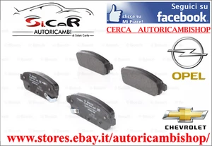 PASTIGLIE FRENI POST. ANTI-CIGOLIO BOSCH CHEVROLET AVEO - CRUZE - OPEL ASTRA J - Afbeelding 1 van 9