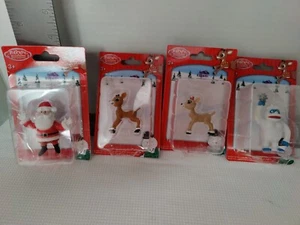 4 Rudolph The Red-Nosed Reindeer Figures New Santa Bumble Clarice Rudolph - Picture 1 of 8