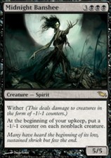 Midnight Banshee Shadowmoor 2x - Near Mint, English MTG Magic